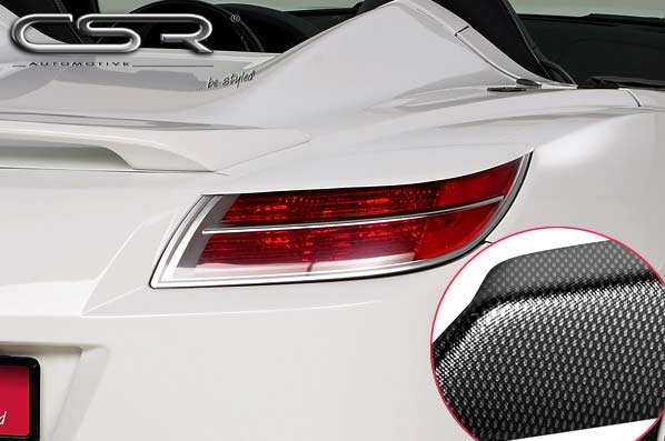 Paupières de phares arrières (la paire) pour Opel GT Roadster Roadster (2007-2009) - Fabriqué en ABS (à peindre)