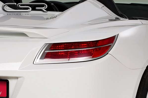 Paupières de phares arrières (la paire) pour Opel GT Roadster Roadster (2007-2009) - Fabriqué en ABS (à peindre)