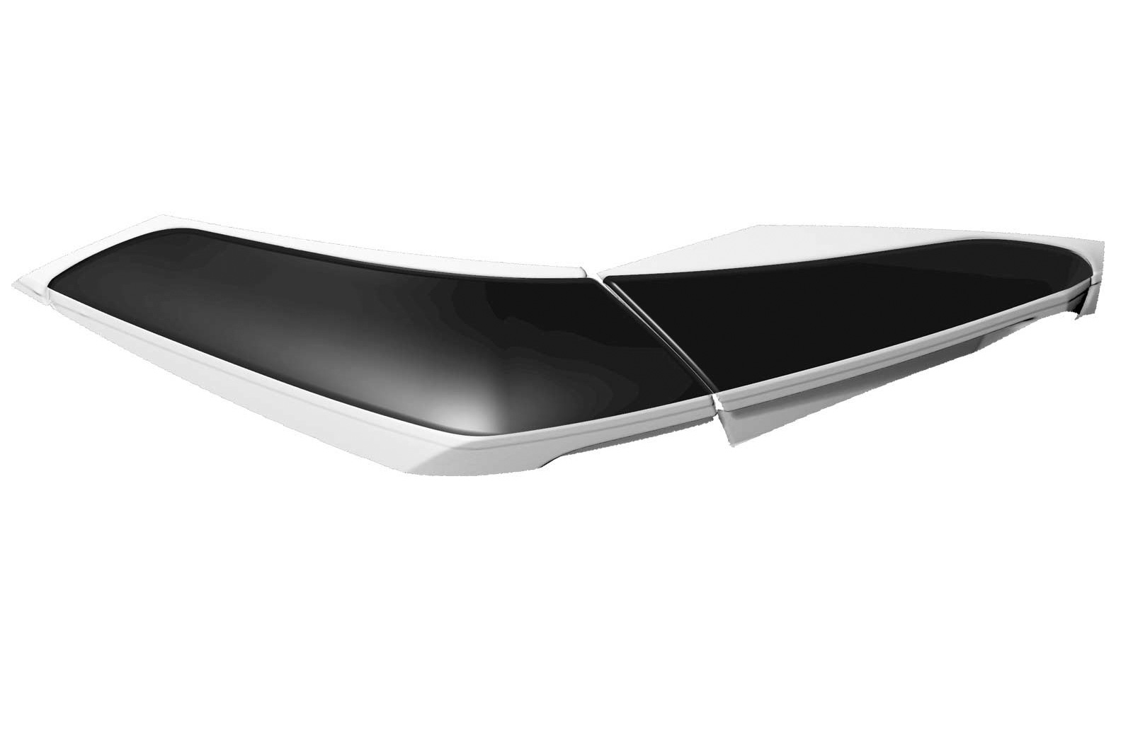 Paupières de phares arrières (la paire) pour Ford Focus MK4 hatchback (depuis 09/2018) - Fabriqué en ABS (à peindre)