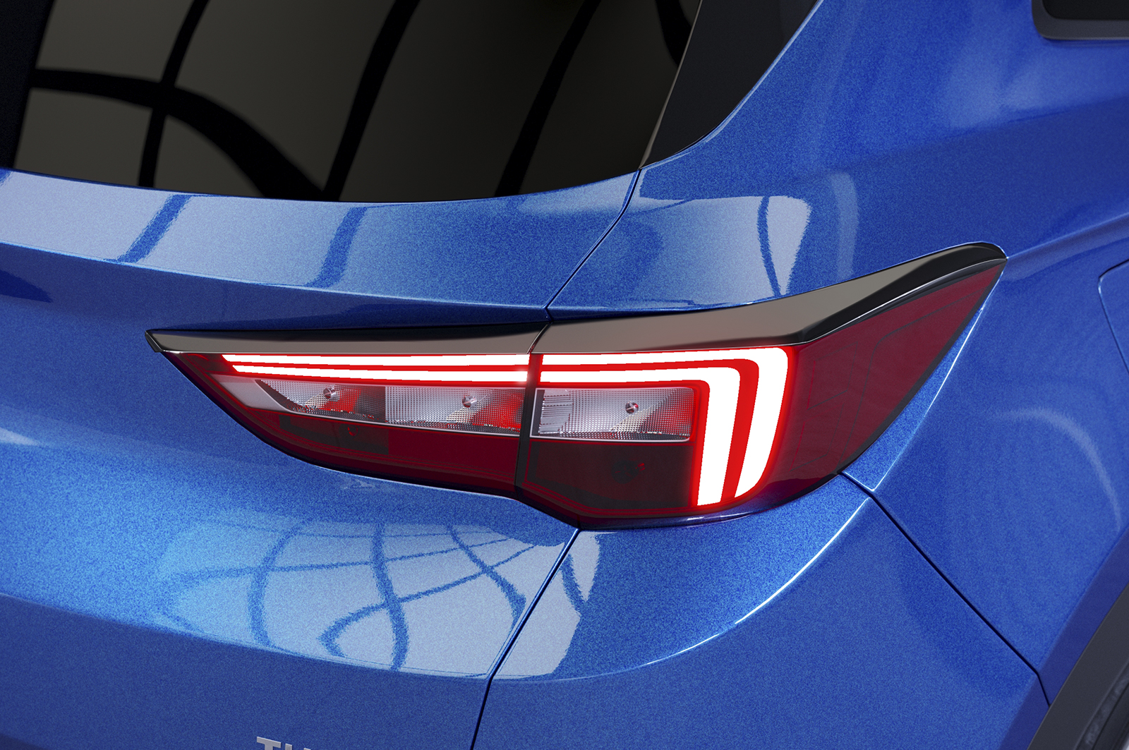 Paupières de phares arrières (la paire) pour Opel Grandland X (depuis 10/2017) - Fabriqué en ABS (à peindre)