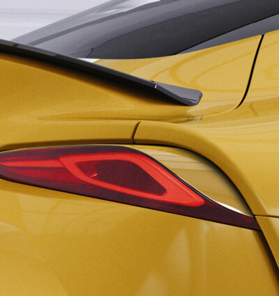 Paupières de phares arrières (la paire) pour Toyota GR Supra (A90) toutes carrosseries (depuis 2019) - Fabriqué en ABS glossy (Noir brillant)