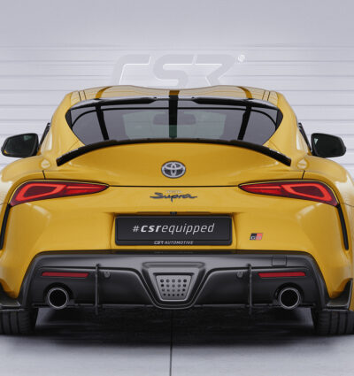 Paupières de phares arrières (la paire) pour Toyota GR Supra (A90) toutes carrosseries (depuis 2019) - Fabriqué en ABS glossy (Noir brillant)