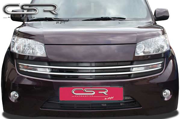 Paupières de phares avants (la paire) pour Daihatsu Materia Typ M4 hatchback (depuis 2006) - Fabriqué en ABS (à peindre)