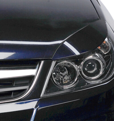 Paupières de phares avants (la paire) pour Opel Vectra C toutes carrosseries (facelift) (2005-2008) - Fabriqué en ABS (à peindre)