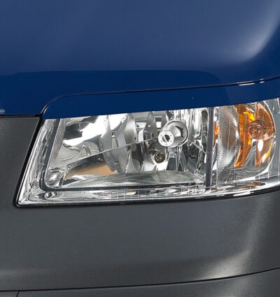 Paupières de phares avants (la paire) pour VW T5 Bus toutes carrosseries (2003-2010) - Fabriqué en ABS (à peindre)