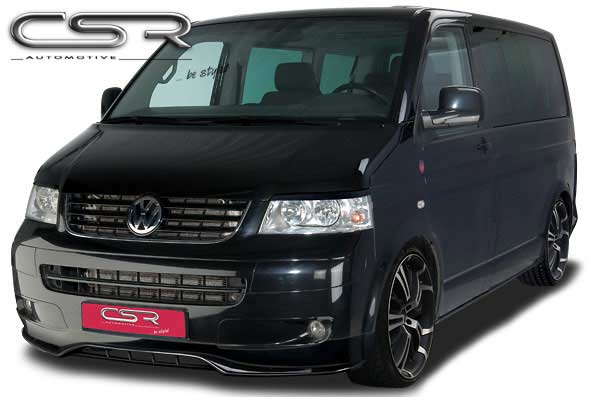Paupières de phares avants (la paire) pour VW T5 Bus toutes carrosseries (2003-2010) - Fabriqué en ABS (à peindre)