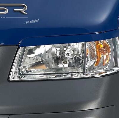 Paupières de phares avants (la paire) pour VW T5 Bus toutes carrosseries (2003-2010) - Fabriqué en ABS (à peindre)