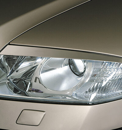 Paupières de phares avants (la paire) pour Skoda Octavia 2 toutes carrosseries (2004-2008) - Fabriqué en ABS (à peindre)