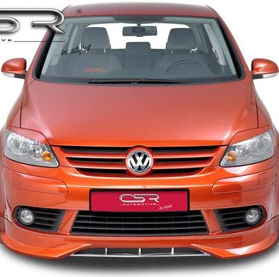 Paupières de phares avants (la paire) pour VW Golf Plus / Crossgolf toutes carrosseries (2005-2009) - Fabriqué en ABS (à peindre)