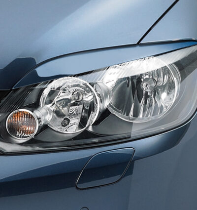 Paupières de phares avants (la paire) pour VW Golf Plus / Crossgolf toutes carrosseries (depuis 2009) - Fabriqué en ABS (à peindre)