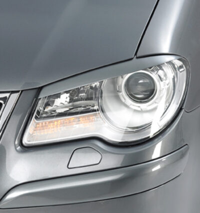 Paupières de phares avants (la paire) pour VW Touran GP toutes carrosseries (2006-2010) - Fabriqué en ABS (à peindre)