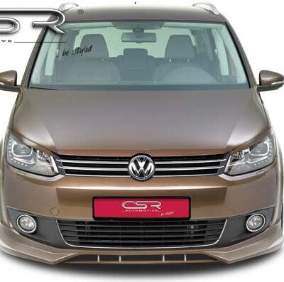 Paupières de phares avants (la paire) pour VW Touran GP2 toutes carrosseries (2010-2015) - Fabriqué en ABS (à peindre)