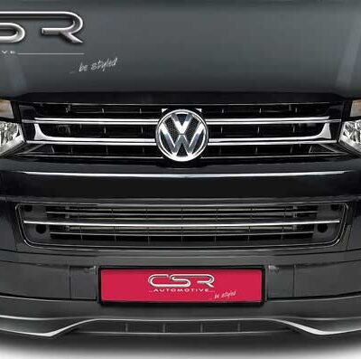 Paupières de phares avants (la paire) pour VW T5 Bus Facelift toutes carrosseries (depuis 2010) - Fabriqué en ABS (à peindre)