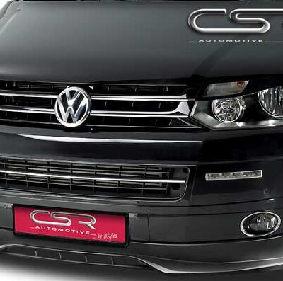 Paupières de phares avants (la paire) pour VW T5 Bus Facelift toutes carrosseries (depuis 2010) - Fabriqué en ABS (à peindre)