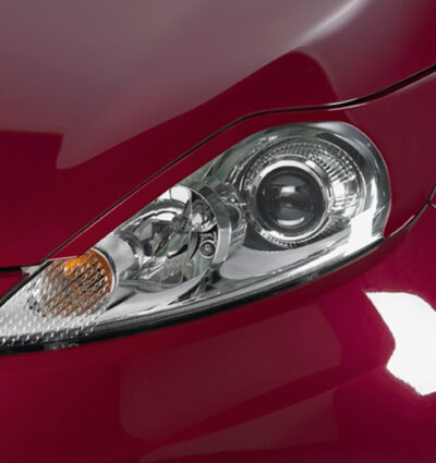 Paupières de phares avants (la paire) pour Ford Fiesta MK7 toutes carrosseries (10/2008 - 02/2013) - Fabriqué en ABS (à peindre)