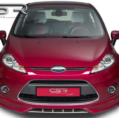 Paupières de phares avants (la paire) pour Ford Fiesta MK7 toutes carrosseries (10/2008 - 02/2013) - Fabriqué en ABS (à peindre)