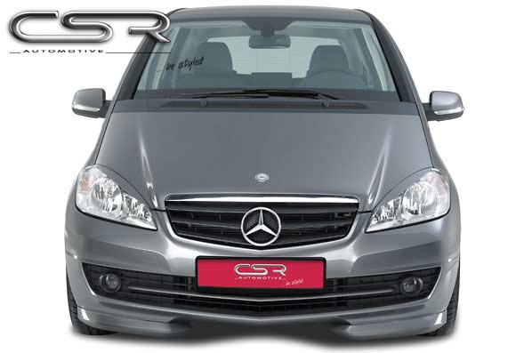 Paupières de phares avants (la paire) pour Mercedes Benz W169 Classe A toutes carrosseries (depuis 2004) - Fabriqué en ABS (à peindre)