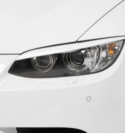 Paupières de phares avants (la paire) pour BMW Série 3 E92 / E93 coupé / cabriolet (2006-03/2010) - Fabriqué en ABS (à peindre)
