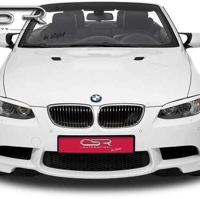 Paupières de phares avants (la paire) pour BMW Série 3 E92 / E93 coupé / cabriolet (2006-03/2010) - Fabriqué en ABS (à peindre)