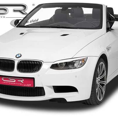 Paupières de phares avants (la paire) pour BMW Série 3 E92 / E93 coupé / cabriolet (2006-03/2010) - Fabriqué en ABS (à peindre)