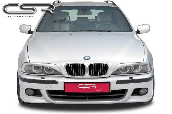 Paupières de phares avants (la paire) pour BMW Série 5 E39 berline / break (1995-2004) - Fabriqué en ABS (à peindre)