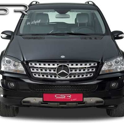 Paupières de phares avants (la paire) pour Mercedes Benz ML / W164 toutes carrosseries auch Modellpflege (depuis 2005) - Fabriqué en ABS (à peindre)