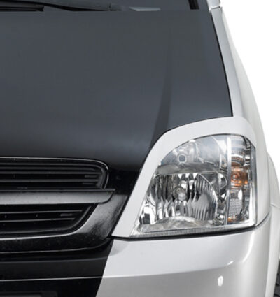 Paupières de phares avants (la paire) pour Opel Meriva A toutes carrosseries (2003-2010) - Fabriqué en ABS (à peindre)