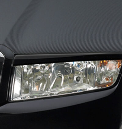 Paupières de phares avants (la paire) pour Skoda Fabia 1 toutes carrosseries (2002-2007) - Fabriqué en ABS (à peindre)