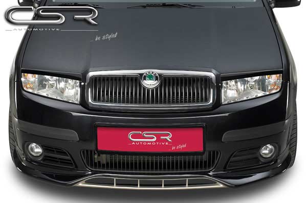 Paupières de phares avants (la paire) pour Skoda Fabia 1 toutes carrosseries (2002-2007) - Fabriqué en ABS (à peindre)