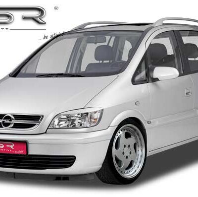 Paupières de phares avants (la paire) pour Opel Zafira A  (1999-2005) - Fabriqué en ABS (à peindre)