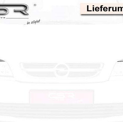 Paupières de phares avants (la paire) pour Opel Zafira A  (1999-2005) - Fabriqué en ABS (à peindre)