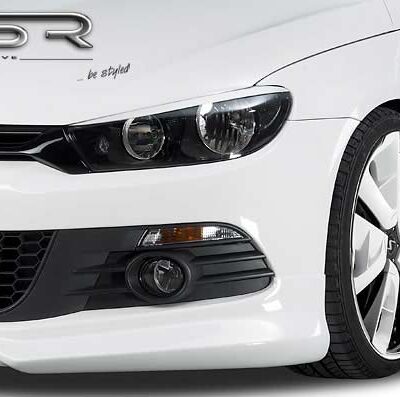Paupières de phares avants (la paire) pour VW Scirocco 3 coupé (depuis 2008) - Fabriqué en ABS (à peindre)