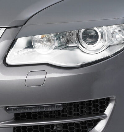 Paupières de phares avants (la paire) pour VW Touareg I (Typ 7L) toutes carrosseries (11/2006-2010) - Fabriqué en ABS (à peindre)
