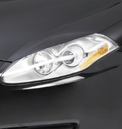 Paupières de phares avants (la paire) pour Fiat Bravo  (depuis 2007) - Fabriqué en ABS (à peindre)