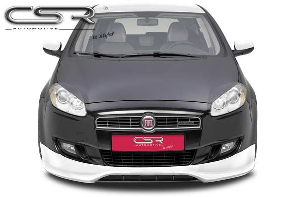 Paupières de phares avants (la paire) pour Fiat Bravo (depuis 2007) - Fabriqué en ABS (à peindre)
