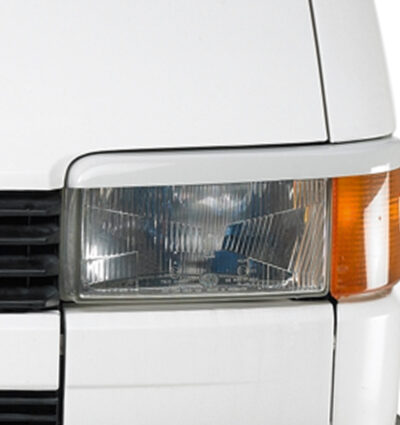Paupières de phares avants (la paire) pour VW T4 partie avant courte (1990-2003) - Fabriqué en ABS (à peindre)