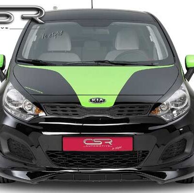 Paupières de phares avants (la paire) pour Kia Rio 3.Generation UB hatchback (depuis 2011) - Fabriqué en ABS (à peindre)