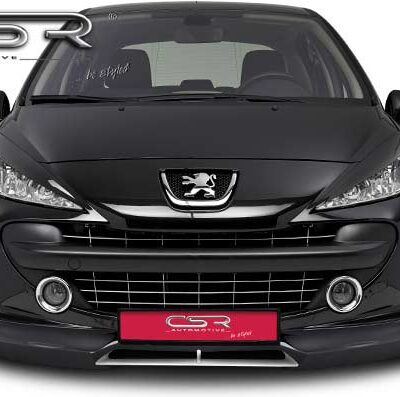 Paupières de phares avants (la paire) pour Peugeot 207 toutes carrosseries (2006-2012) - Fabriqué en ABS (à peindre)