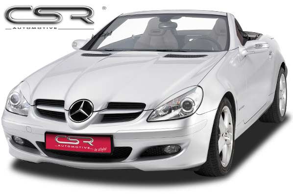 Paupières de phares avants (la paire) pour Mercedes Benz SLK R171 toutes carrosseries (3/2004-3/2011) - Fabriqué en ABS (à peindre)
