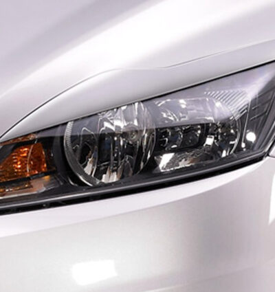 Paupières de phares avants (la paire) pour Ford Focus C307 hatchback / break / cabriolet / berline (2008-2010) - Fabriqué en ABS (à peindre)