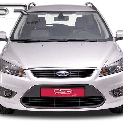 Paupières de phares avants (la paire) pour Ford Focus C307 hatchback / break / cabriolet / berline (2008-2010) - Fabriqué en ABS (à peindre)