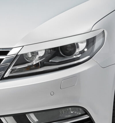 Paupières de phares avants (la paire) pour VW CC (Typ 35) toutes carrosseries (2012-2016) - Fabriqué en ABS (à peindre)