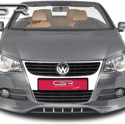 Paupières de phares avants (la paire) pour VW Eos cabriolet (2006-07/2010) - Fabriqué en ABS (à peindre)