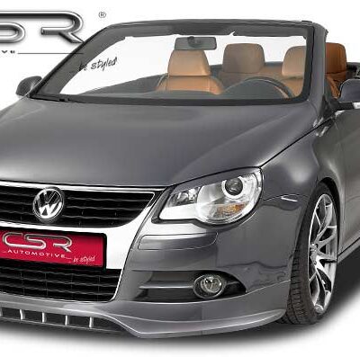 Paupières de phares avants (la paire) pour VW Eos cabriolet (2006-07/2010) - Fabriqué en ABS (à peindre)