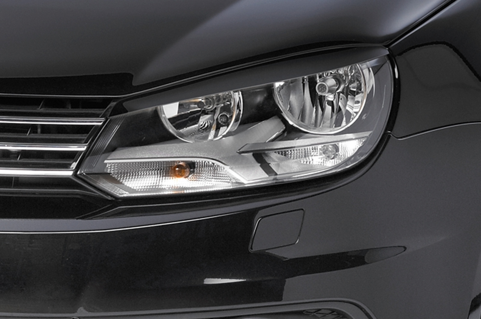 Paupières de phares avants (la paire) pour VW Eos cabriolet (depuis 01/2011) - Fabriqué en ABS (à peindre)