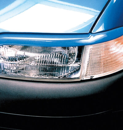 Paupières de phares avants (la paire) pour Fiat Punto 1 176 toutes carrosseries (1993-1999) - Fabriqué en ABS (à peindre)