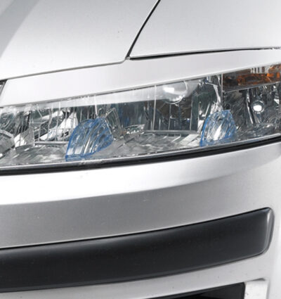 Paupières de phares avants (la paire) pour Fiat Stilo toutes carrosseries (2001-2008) - Fabriqué en ABS (à peindre)
