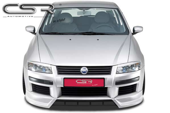 Paupières de phares avants (la paire) pour Fiat Stilo toutes carrosseries (2001-2008) - Fabriqué en ABS (à peindre)