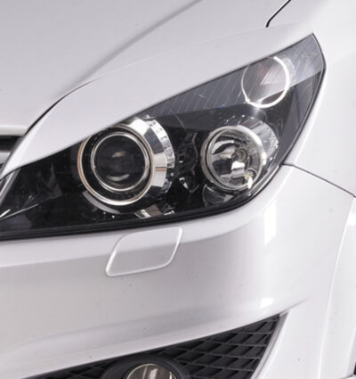 Paupières de phares avants (la paire) pour Opel Astra H toutes carrosseries (depuis 2004) - Fabriqué en ABS (à peindre)