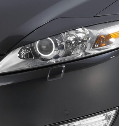 Paupières de phares avants (la paire) pour Ford Mondeo BA7 toutes carrosseries (2007-12/2010) - Fabriqué en ABS (à peindre)